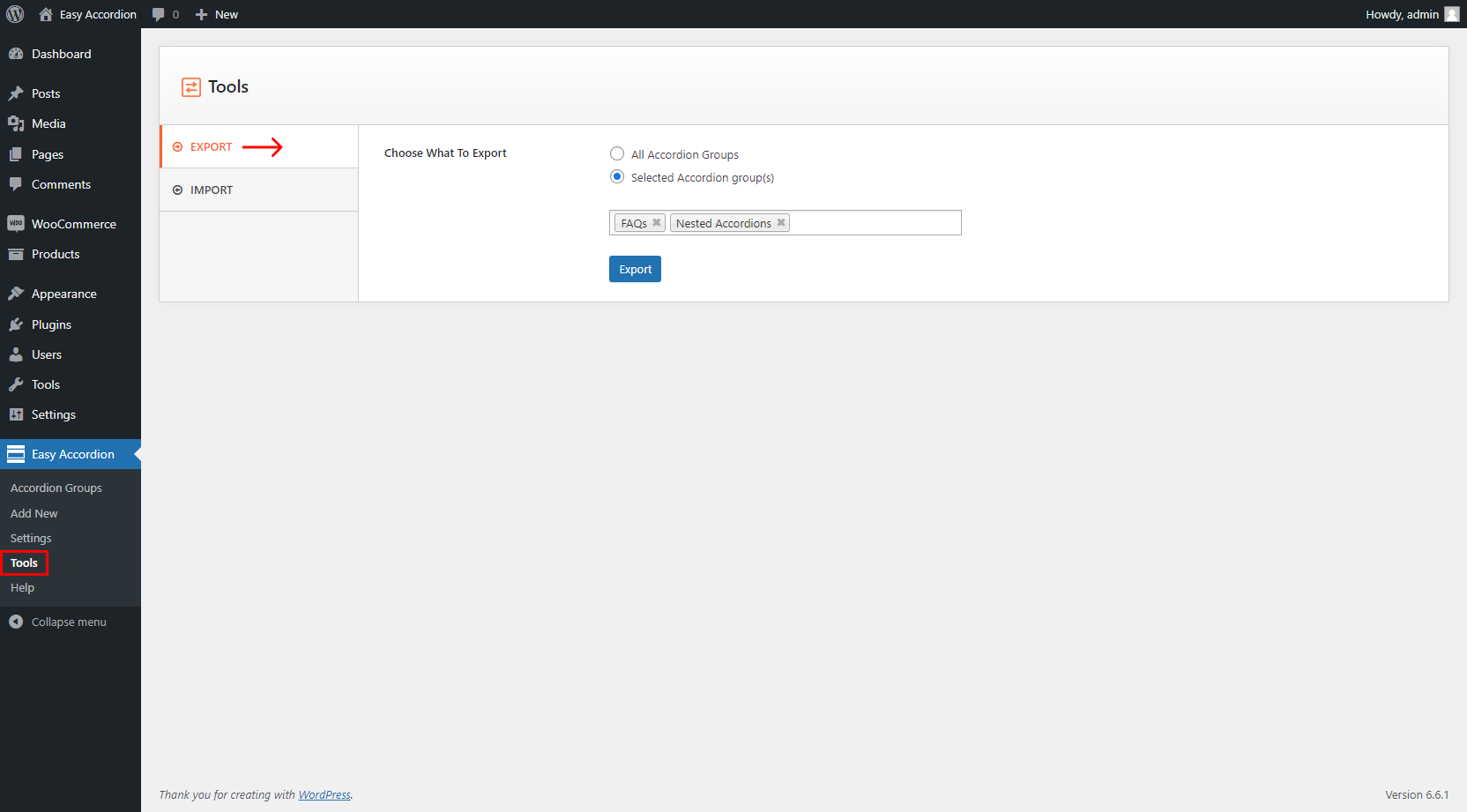 Export – ShapedPlugin Docs
